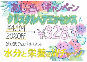 ヘアエッセンスキャンペーン